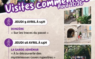 VISITES COMMENTEES ORGANISEES PAR L&rsquo;OFFICE DE TOURISME