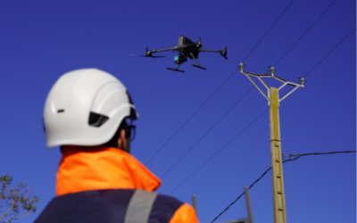 Inspection du réseau électrique par drone