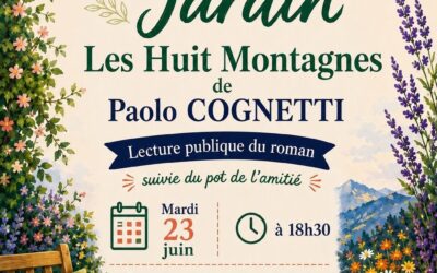 « Lecture au jardin » organisée par le Foyer Rural
