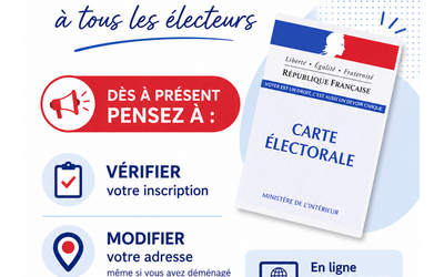 🗳️ ELECTIONS : Gagnez du temps dans vos démarches !