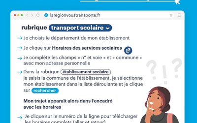 INFORMATION TRANSPORT SCOLAIRE
